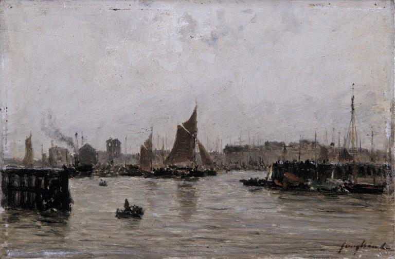 Vue D'un Port — Johan Barthold Jongkind