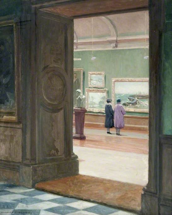 Interior Of Glasgow Corporation Art Galleries — Charles R Dowell