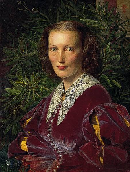 Portrait Of Hannah Louisa, Mrs William Clabburn 1 — Anthony Frederick Augustus Sandys