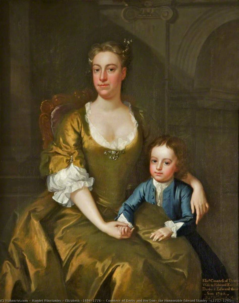 Elizabeth (1694–1776), Countess Of Derby And Her Son, The Honourable Edward Stanley (c.1732–1745) — Hamlet Winstanley
