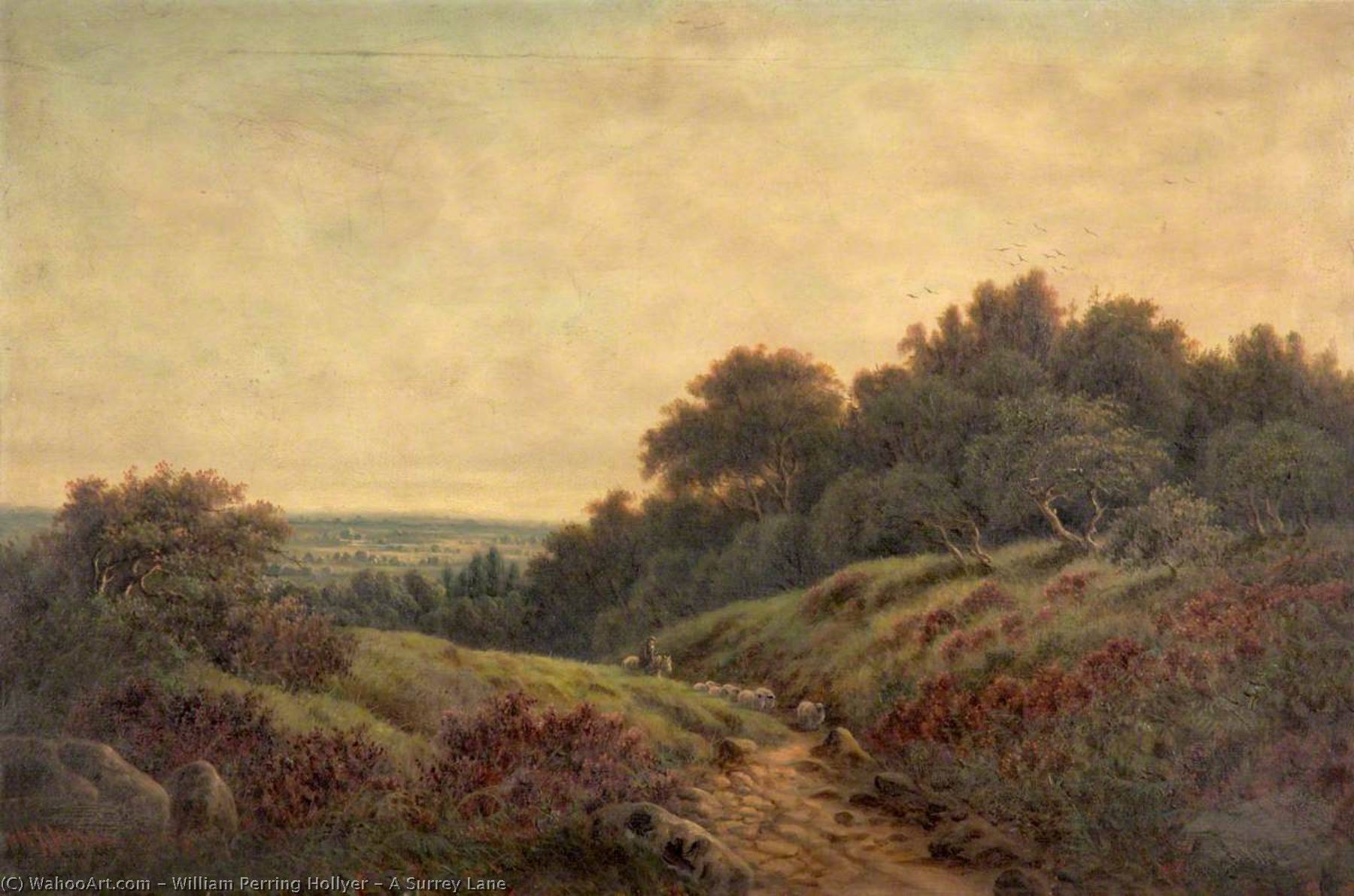 A Surrey Lane — William Perring Hollyer