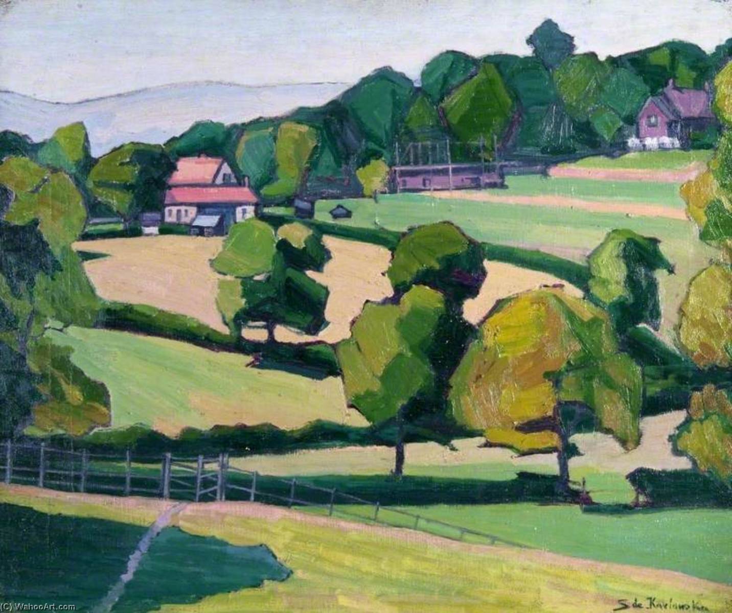 Cottages At Cuckfield, Sussex — Stanislawa De Karlowska