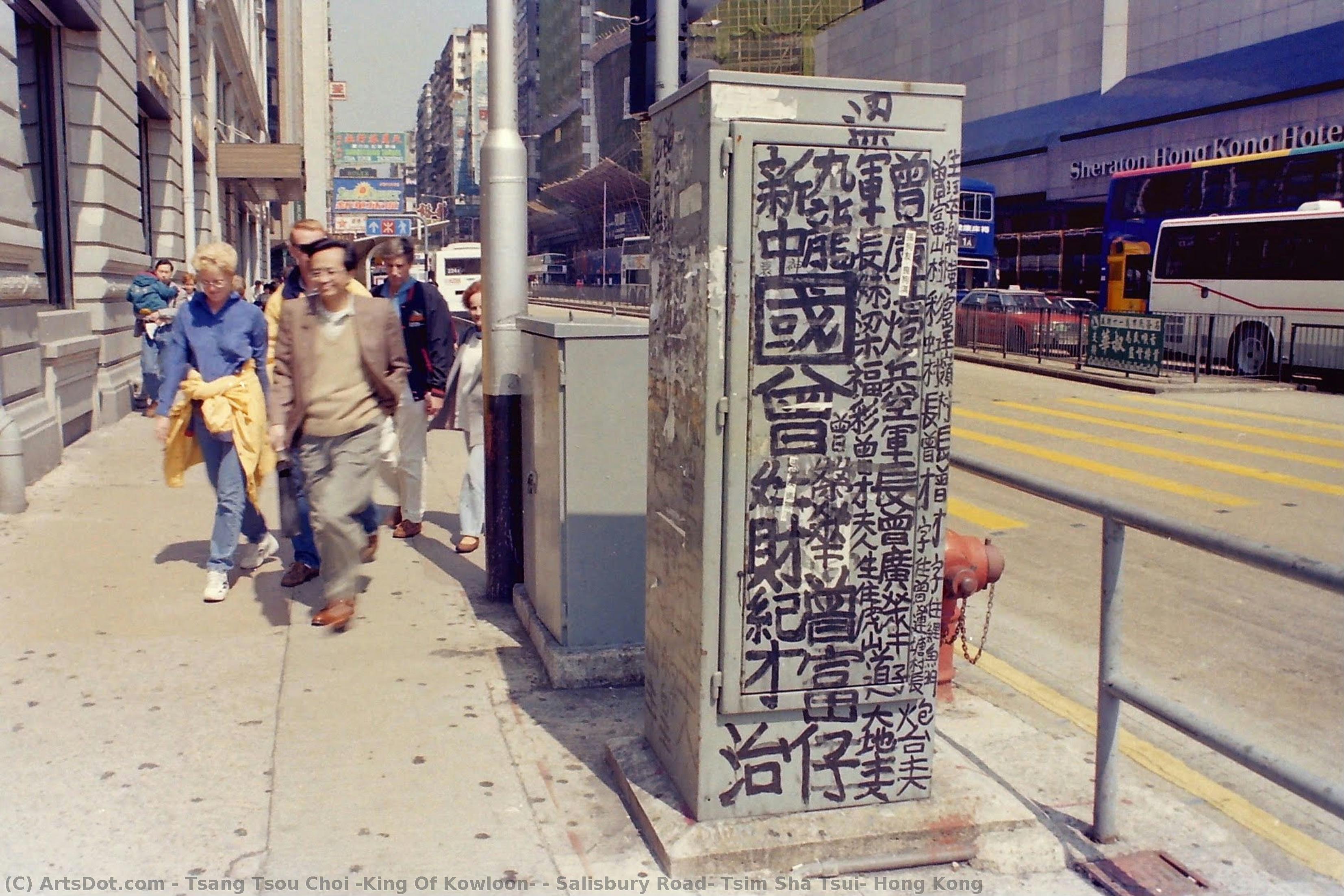 Salisbury Road, Tsim Sha Tsui, Hong Kong — Tsang Tsou Choi (king Of Kowloon)