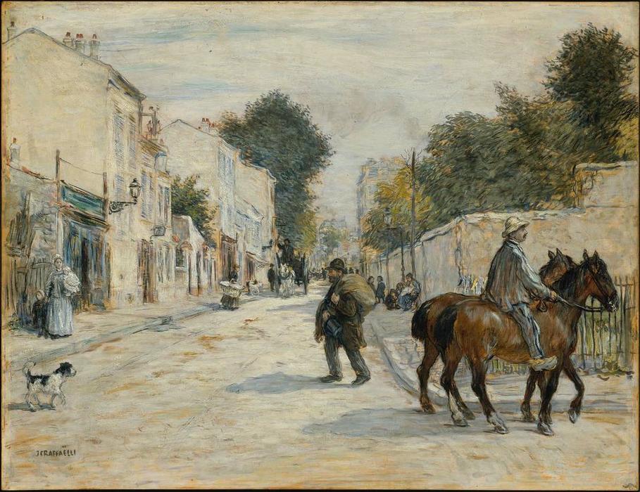 Street Scene — Jean-françois Raffaelli