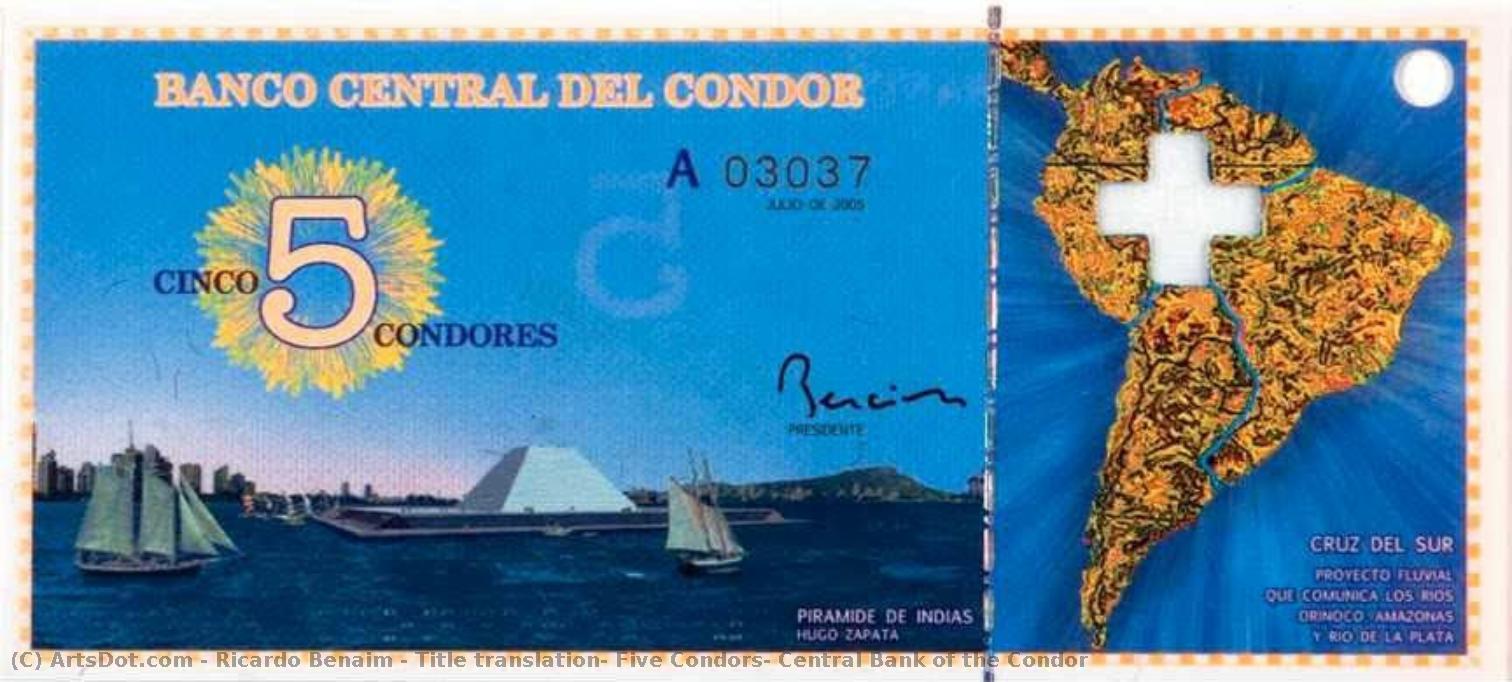 Title Translation: Five Condors, Central Bank Of The Condor — Ricardo Benaim