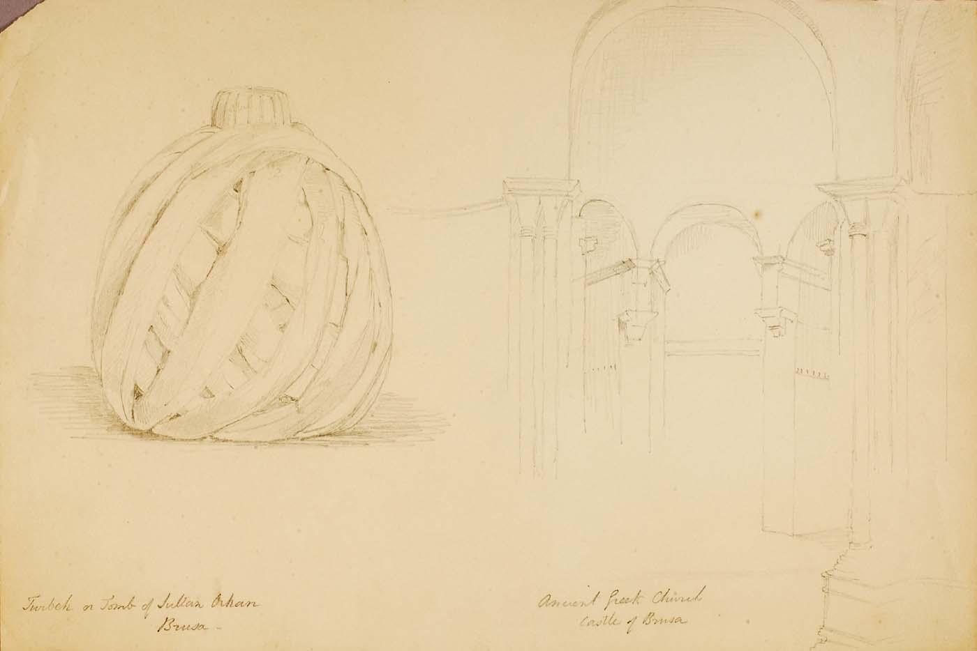Tomb Of Sultan Orkan Ancient Greek Church, Brusa — Miner Kilbourne Kellogg