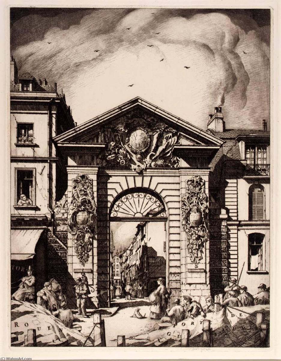 Rouen, Porte De Guillaume — Frederick G Hall