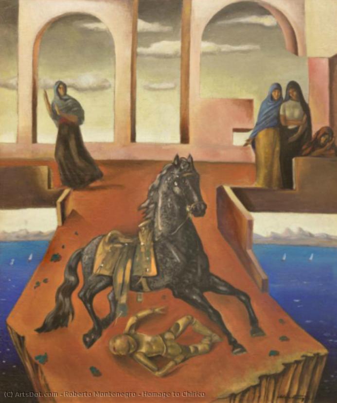 Homage To Chirico — Roberto Montenegro