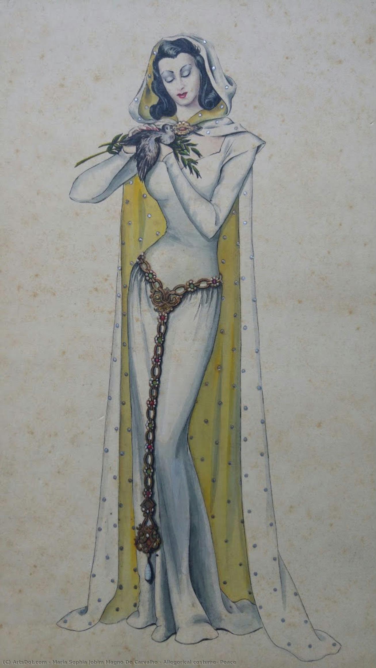 Allegorical Costume: Peace — Maria Sophia Jobim Magno De Carvalho