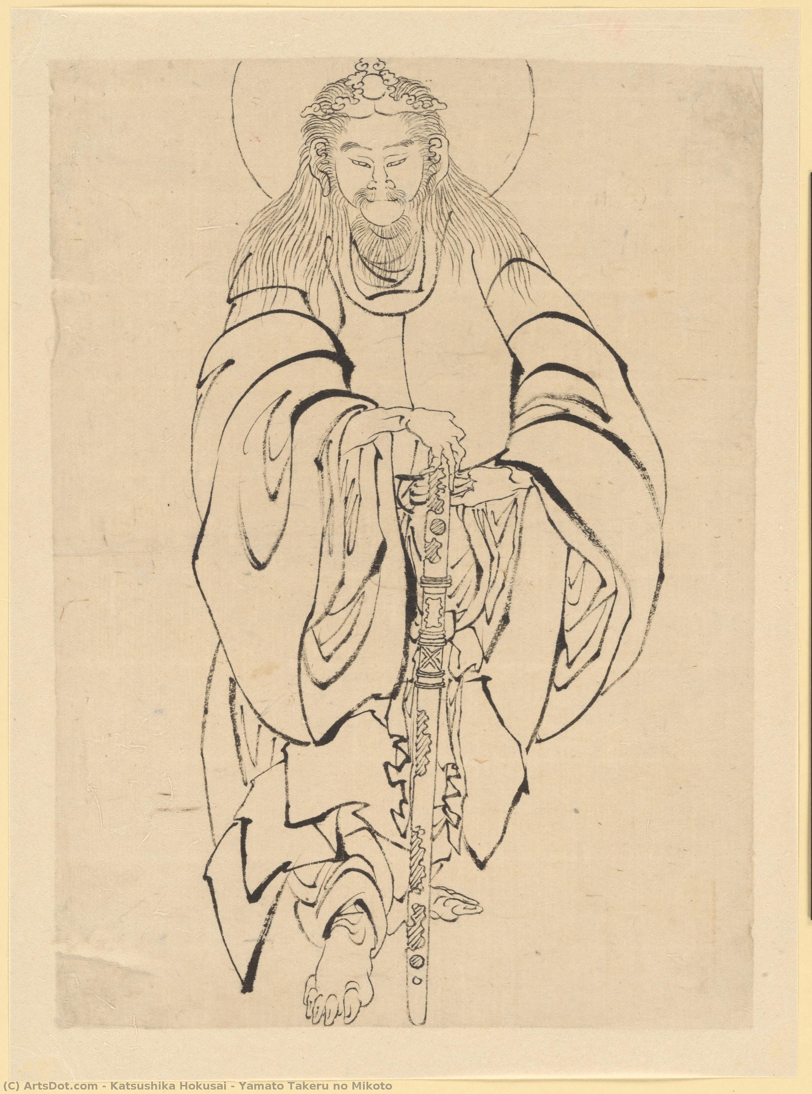 Yamato Takeru No Mikoto — Katsushika Hokusai