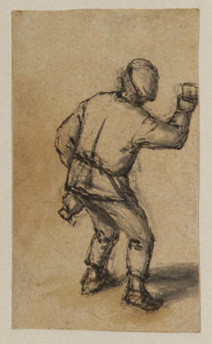 Peasant With A Bottle And Glass 1 — Adriaen Van Ostade