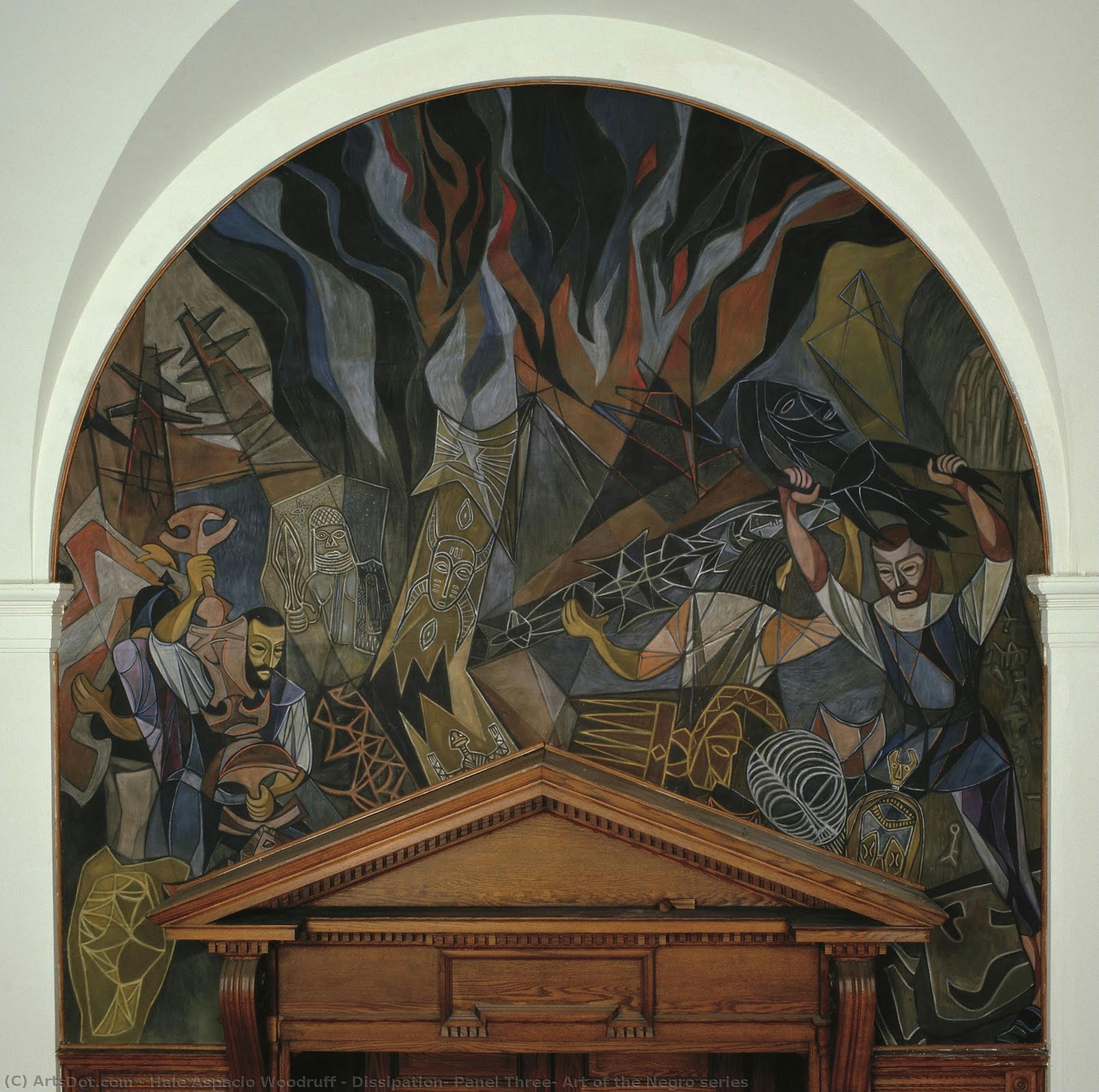 Dissipation, Panel Three, Art Of The Negro Series — Hale Woodruff