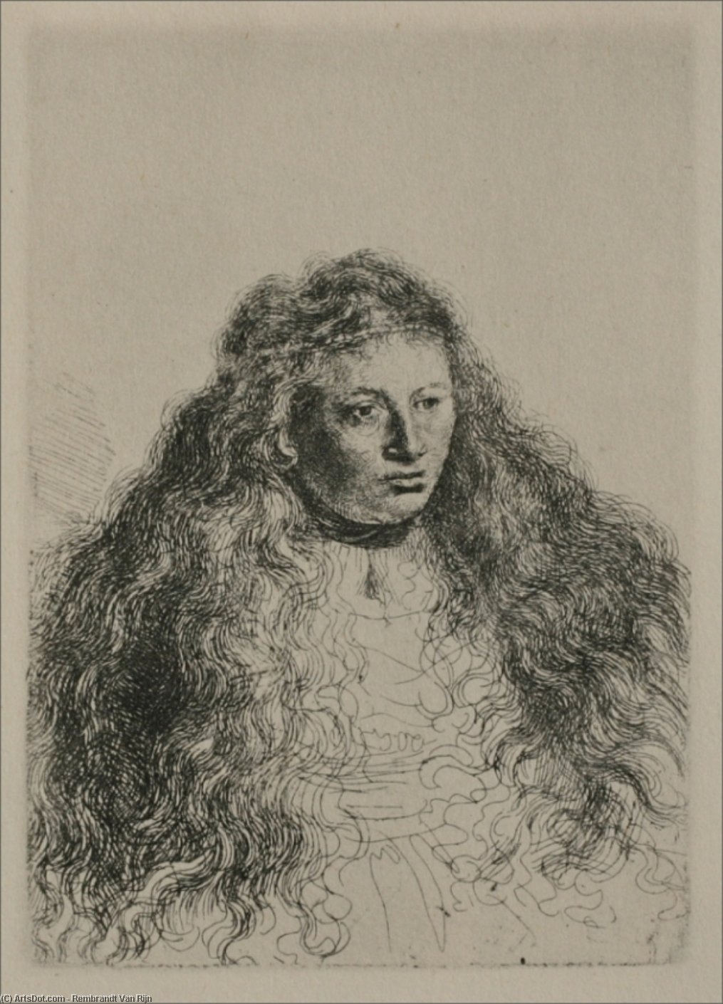 Study Of Jewish Bride — Rembrandt Van Rijn