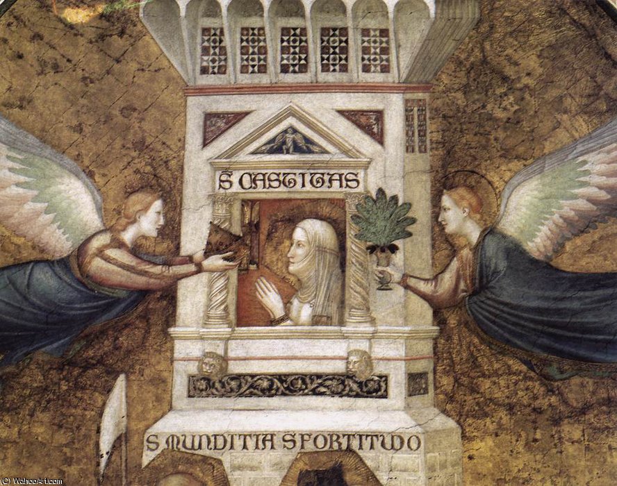 Allegorie Der Reinheit (detail) — Giotto Di Bondone