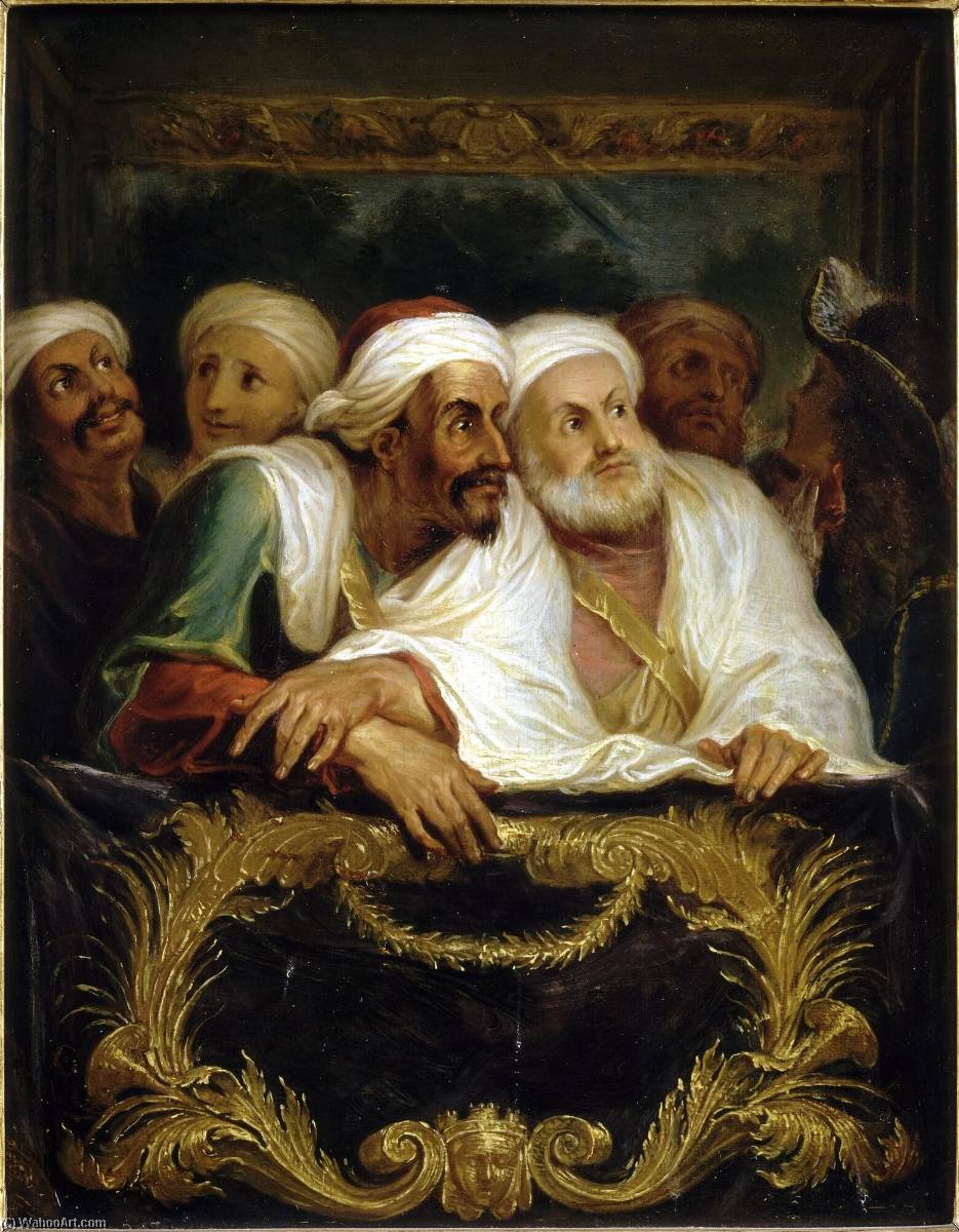 The Moroccan Ambassador And His Entourage At The Italian Comedy In Paris In February 1682 — Antoine Coypel Ii