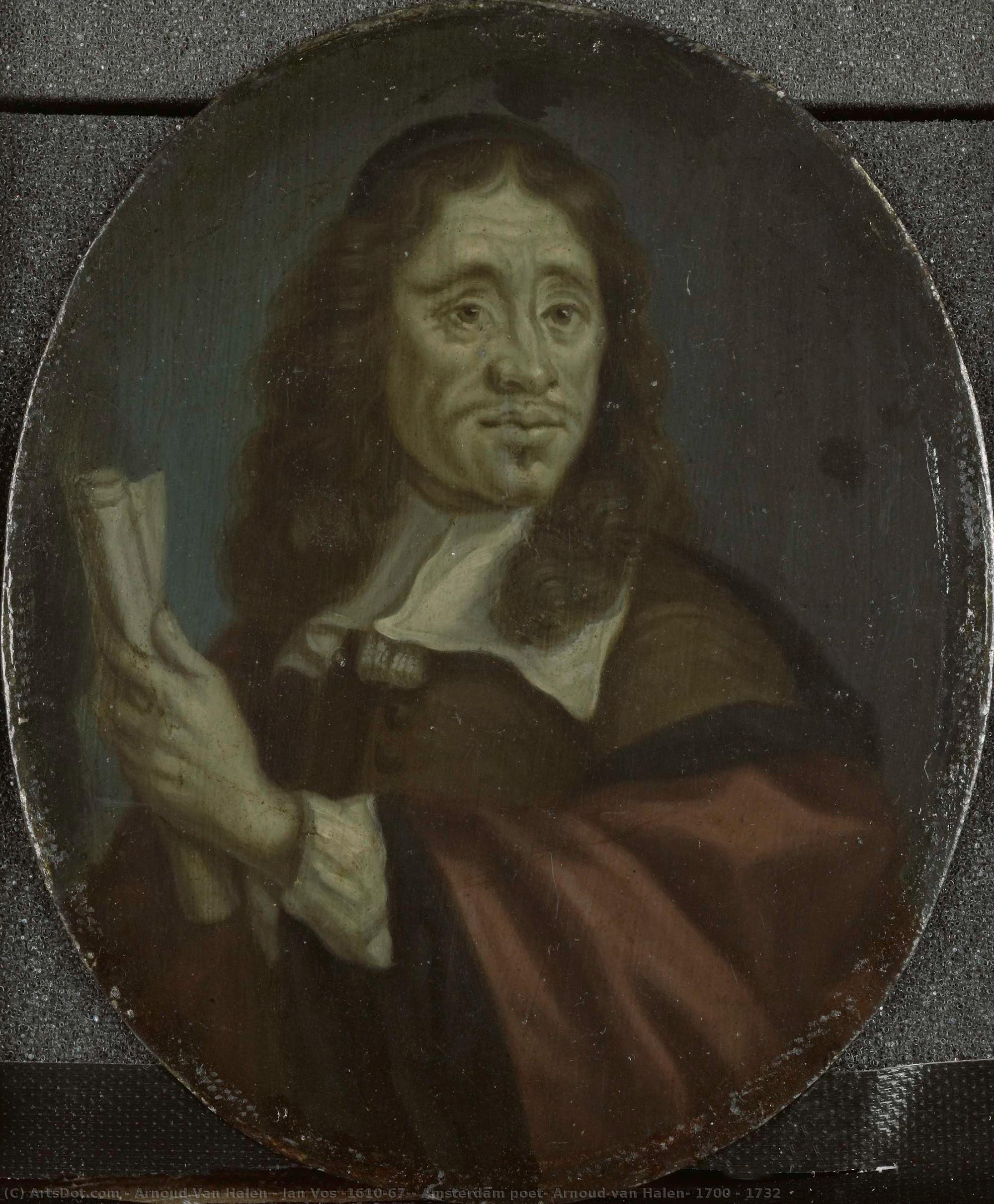 Jan Vos (1610-67), Amsterdam Poet, Arnoud Van Halen, 1700 - 1732 — Arnoud Van Halen