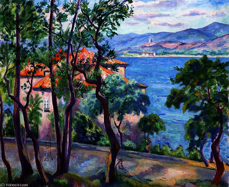 Above The Oustalet, View Over Grimand — Генри Гадьер-брескя