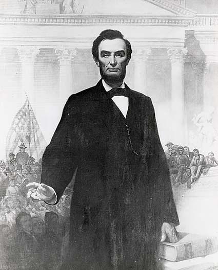 Abraham Lincoln, (painting) — Emanuel Gottlieb Leutze