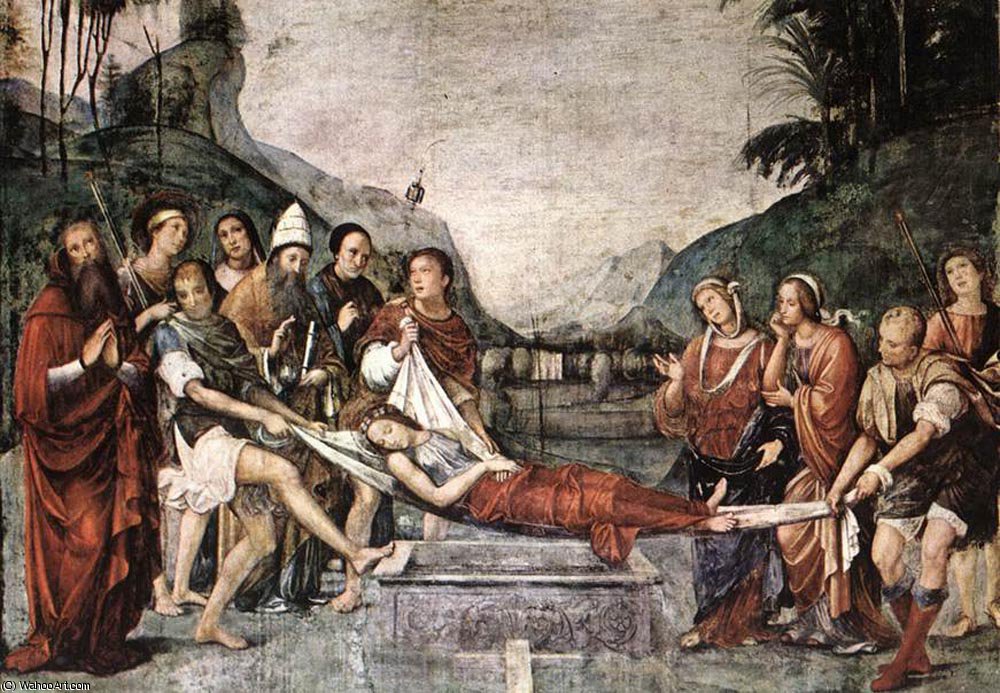 The Burial Of St Cecily — Francesco Francia (francesco Raibolini)