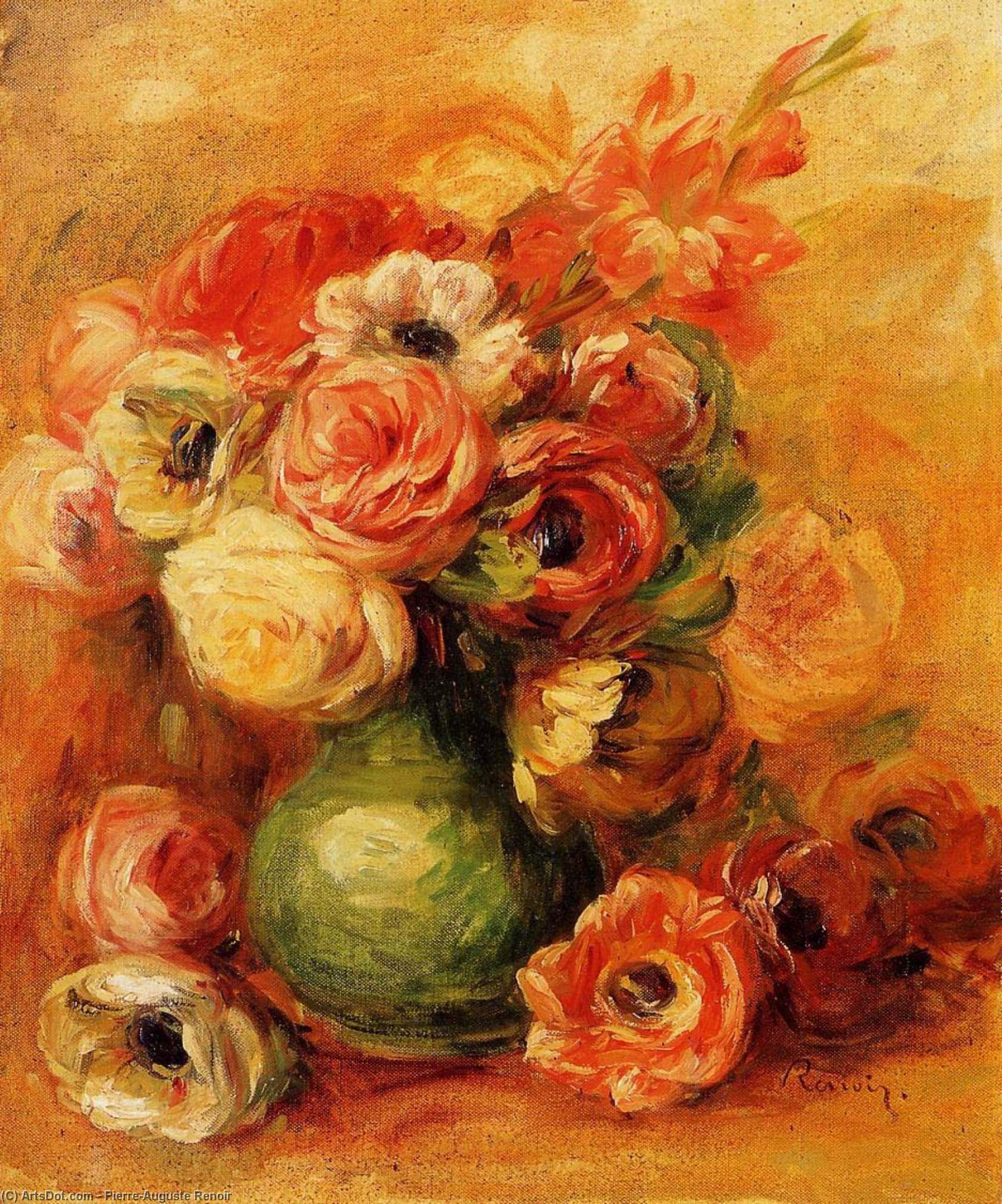 Flowers 1 — Пьер-огюст Ренуар