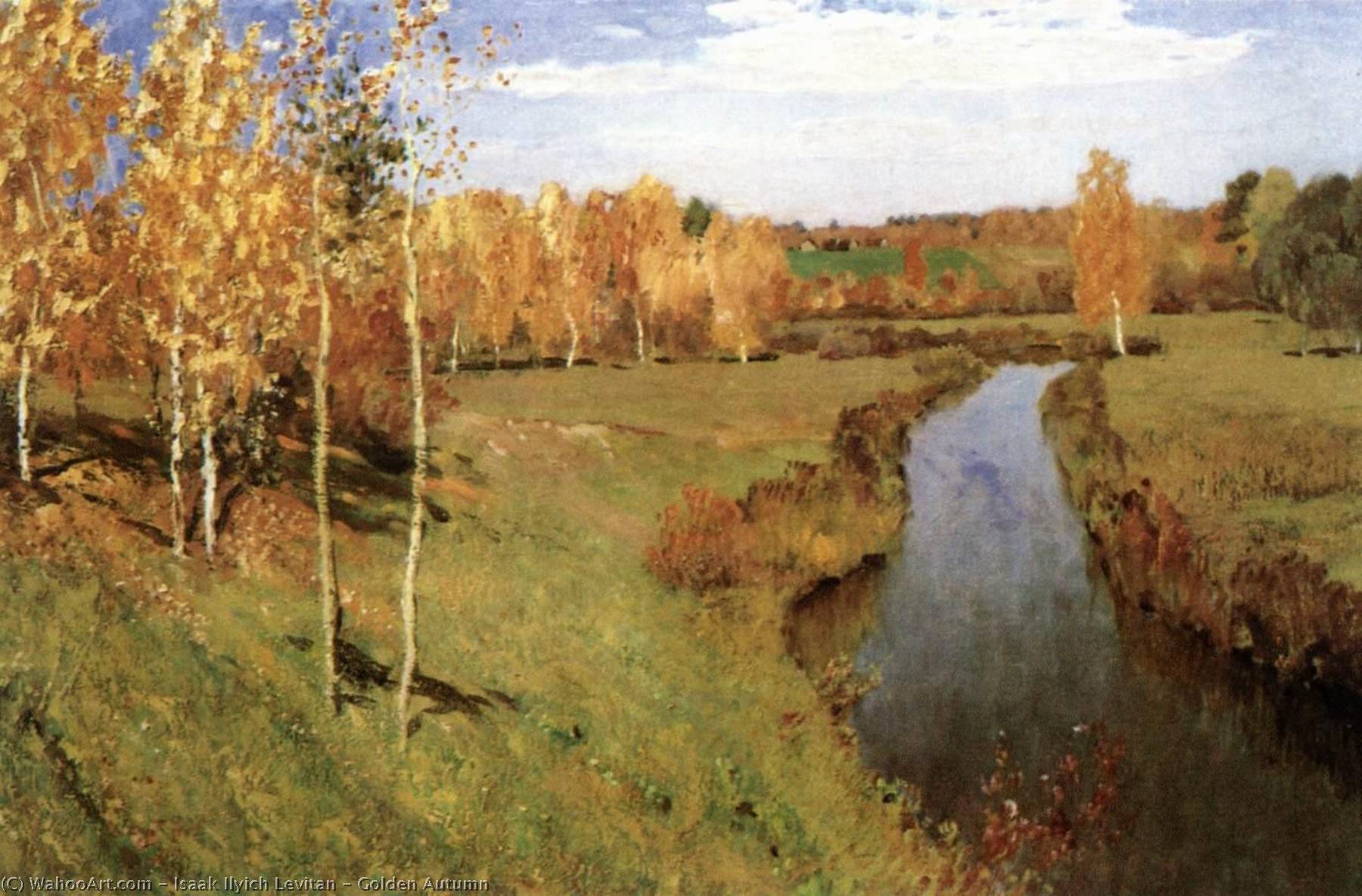 Golden Autumn — Исаак Ильич Левитан