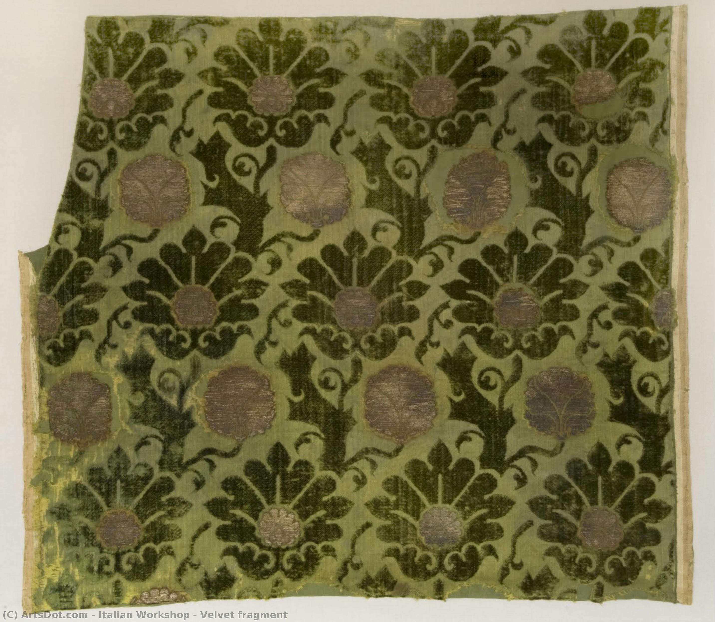 Velvet Fragment — Italian Workshop