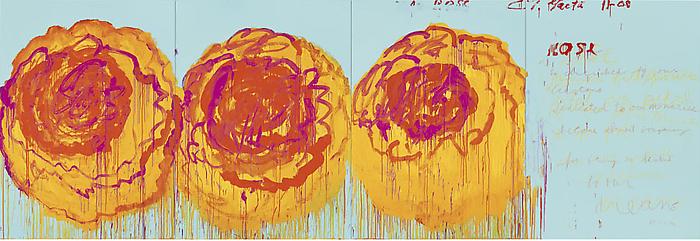 The Rose (i) — Cy Twombly