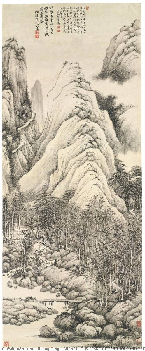 Miraculous Peaks Of Ten Thousand Trees — Huang Ding