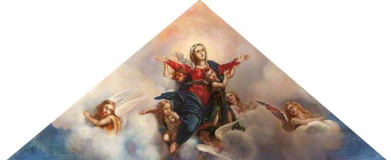 The Heavenly Choir (inner Pediment) — Rebecca Dulcibella Orpen