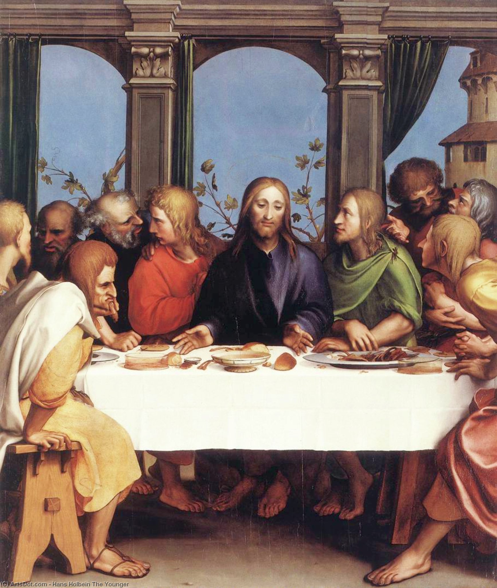The Last Supper — Hans Holbein The Younger