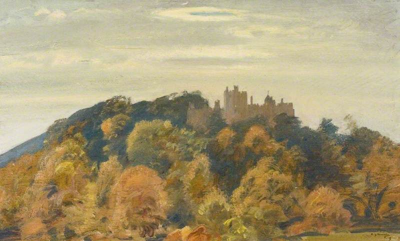 Dunster Castle, Somerset — Алфред Џејмс Менингс
