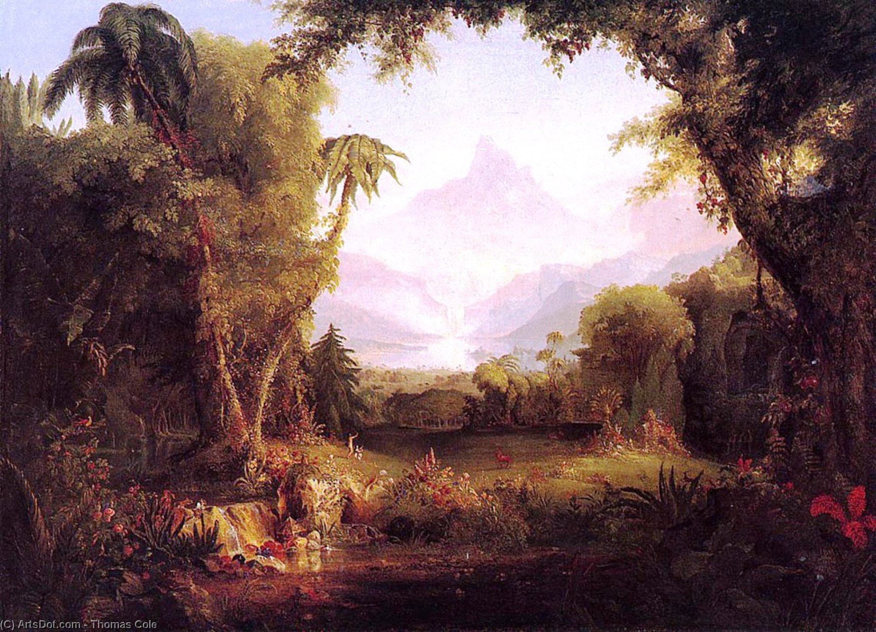 The Garden Of Eden — Thomas Cole