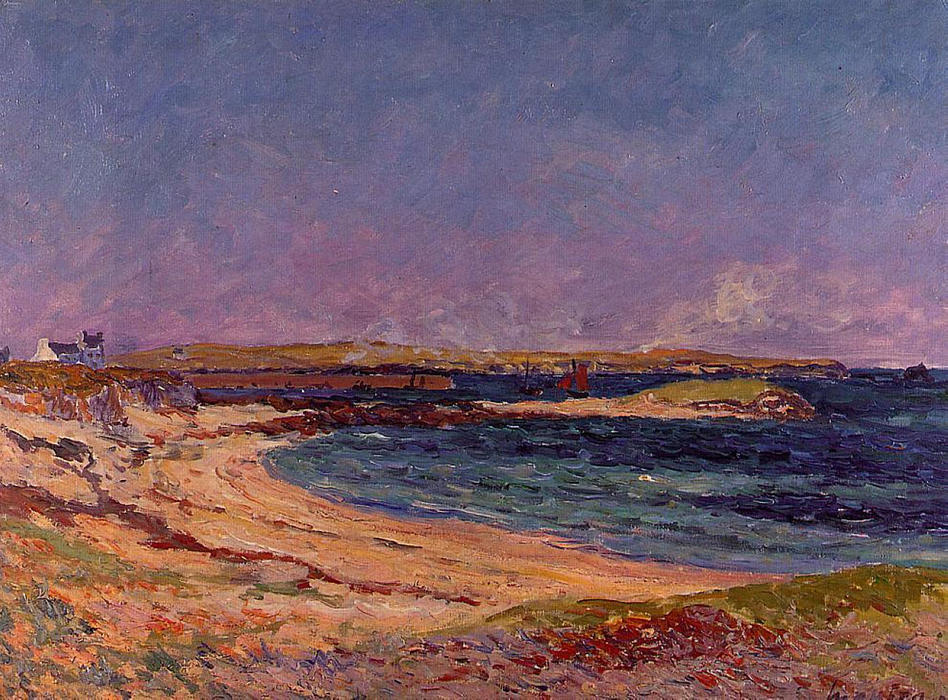The Portivy Beach — Maxime Emile Louis Maufra