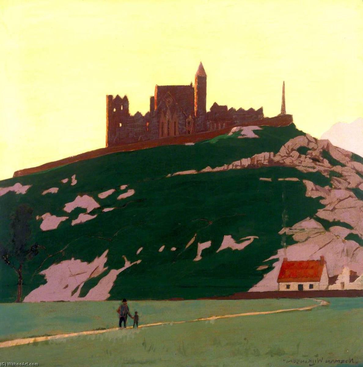 Rock Of Cashel (london, Midland And Scottish Railway Poster Artwork) — Norman Wilkinson