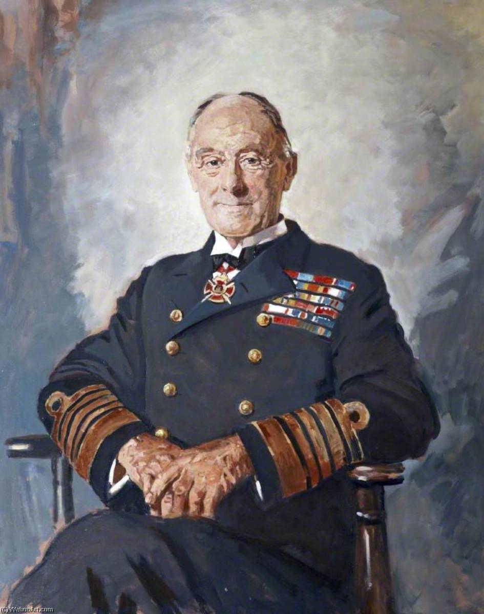Admiral Of The Fleet Earl Jellicoe (1858–1935) (copy After Reginald Grenville Eves) — Leslie Arthur Wilcox