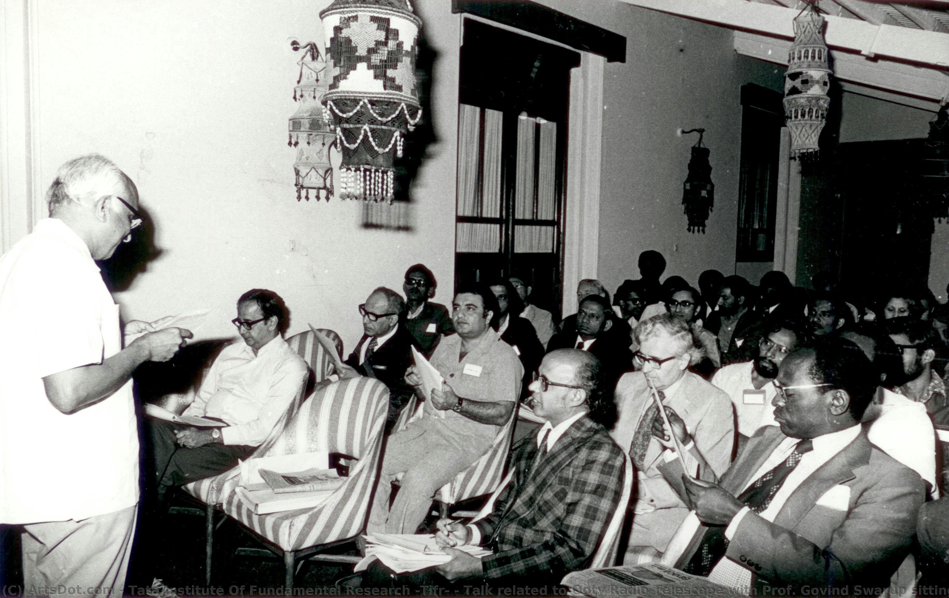 Talk Related To Ooty Radio Telescope With Prof. Govind Swarup Sitting In The Front Row — Tata Institute Of Fundamental Research (tifr)