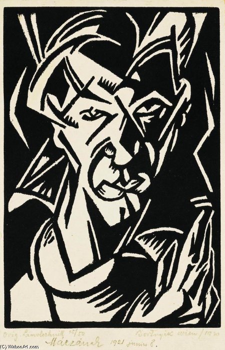 Self Portrait — Sandor Bortnyik