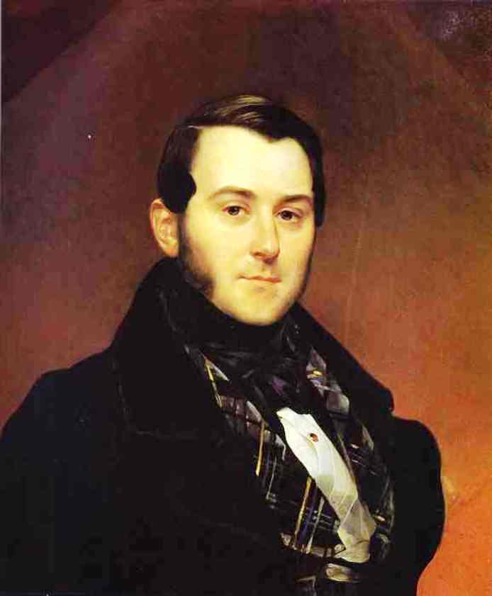 Portrait Of I. A. Beck — Karl Pavlovich Brulloff