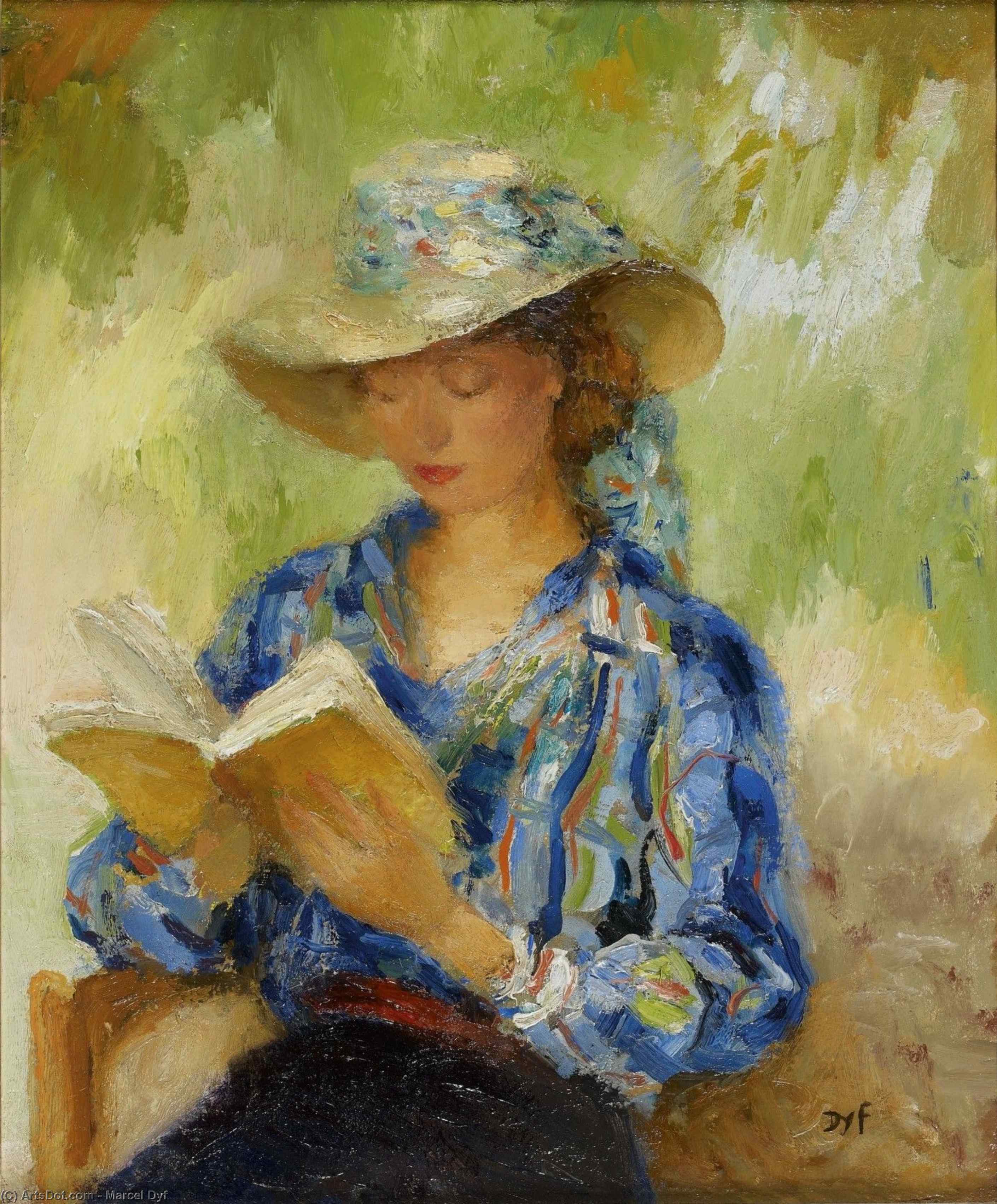 Young Woman Reading — Марсель Диф