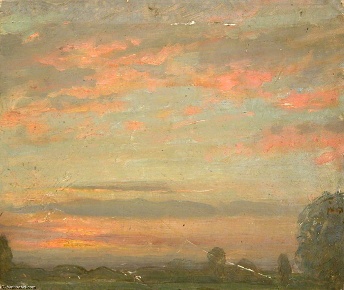 Trees And Sky — Sidney Herbert Sime