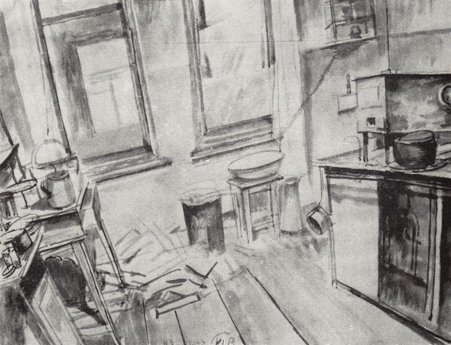Kitchen — Kuzma Petrov-vodkin