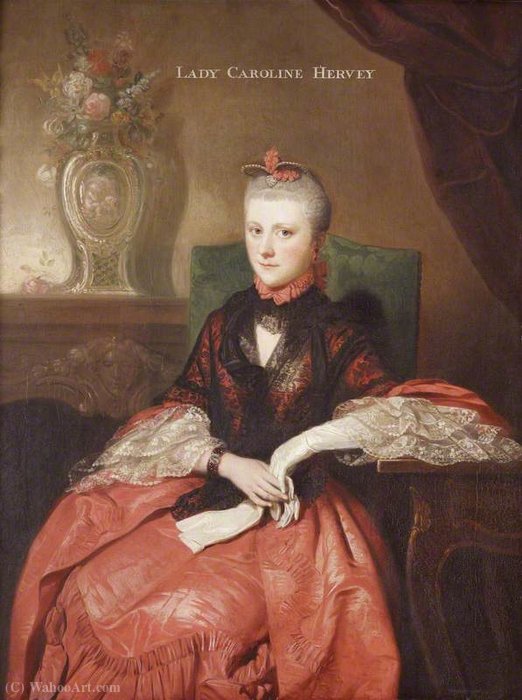 Lady Caroline Hervey — Johann Zoffany