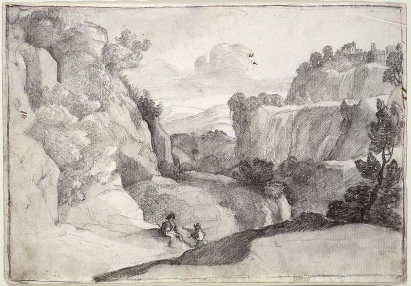 The Cascades Of Tivoli — Claude Lorrain (claude Gellée)