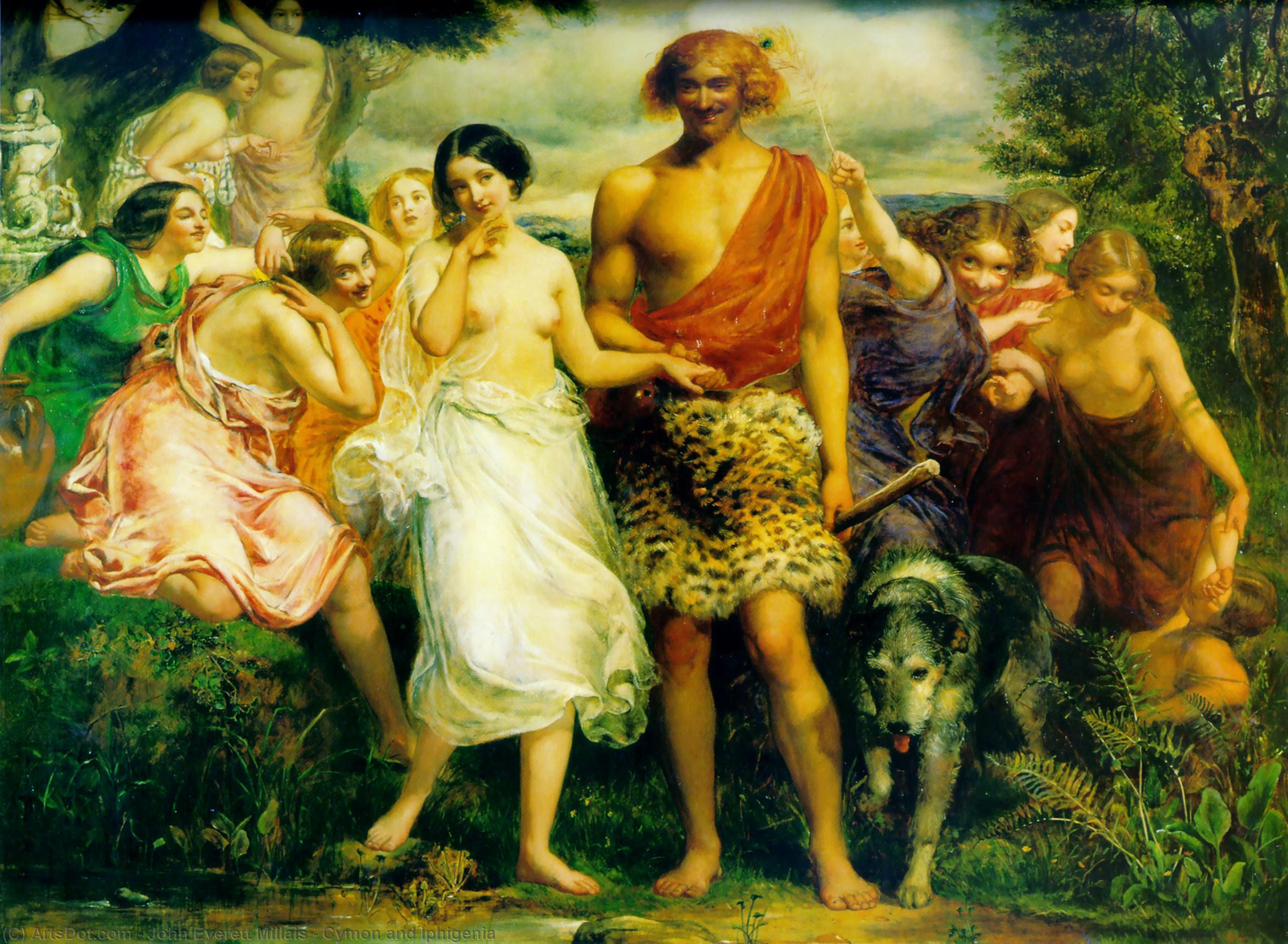 Cymon And Iphigenia — Джон Эверетт Миллейс