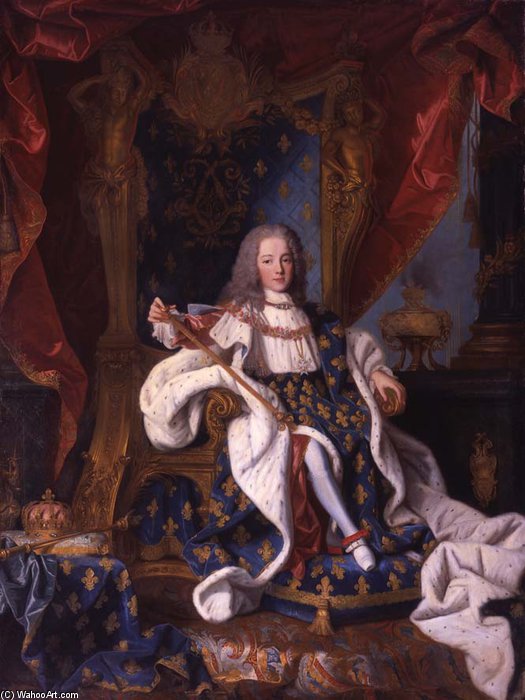 Portrait De Louis Xv — Jean Ranc