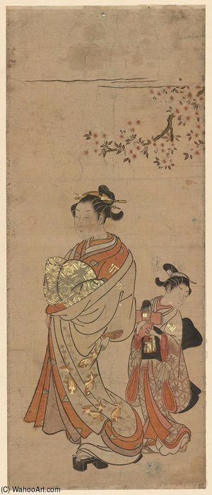 Courtesan And Kamuro — Suzuki Harunobu