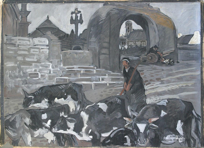 Guimiliau Symphonie En Gris — Yvonne Jean Haffen