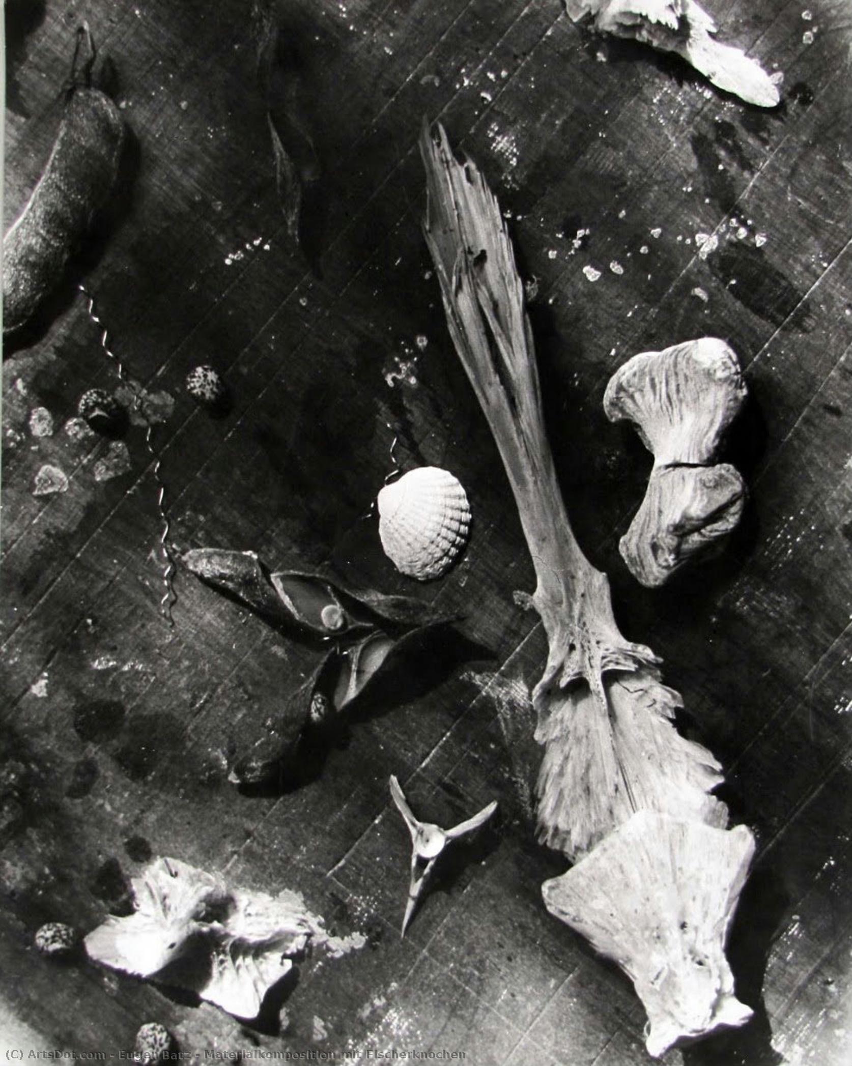Materialkomposition Mit Fischerknochen — Eugen Batz