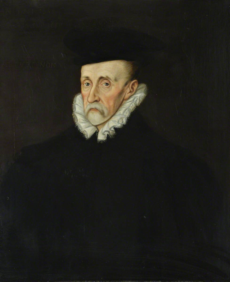 Sir Walter Mildmay (c.1522–1589), Fellow Commoner, Royal Servant, Chancellor Of The Exchequer (1566–1589), Founder Of Emmanuel College (1584) — Paulus Van Somer I