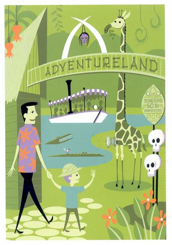 Disneyland Adventureland — Josh Agle (shag)